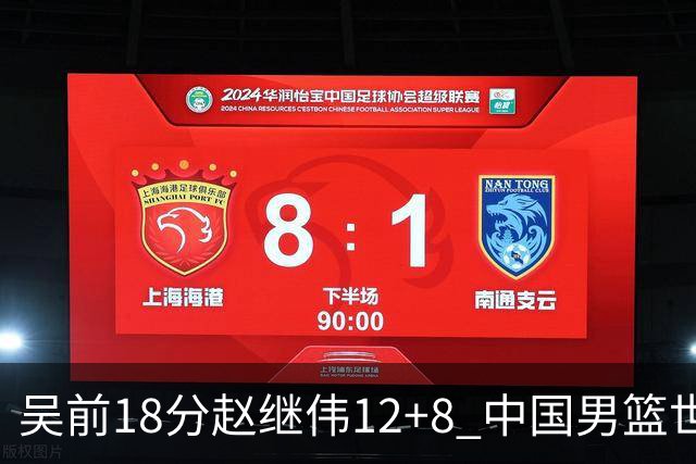 吴前18分赵继伟12+8 中国男篮世预赛力克伊朗